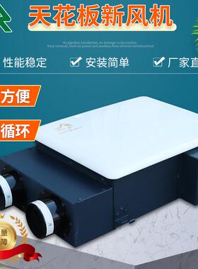 厂家天花板新风机低噪音初效过滤新风机商用天花板新风换气机