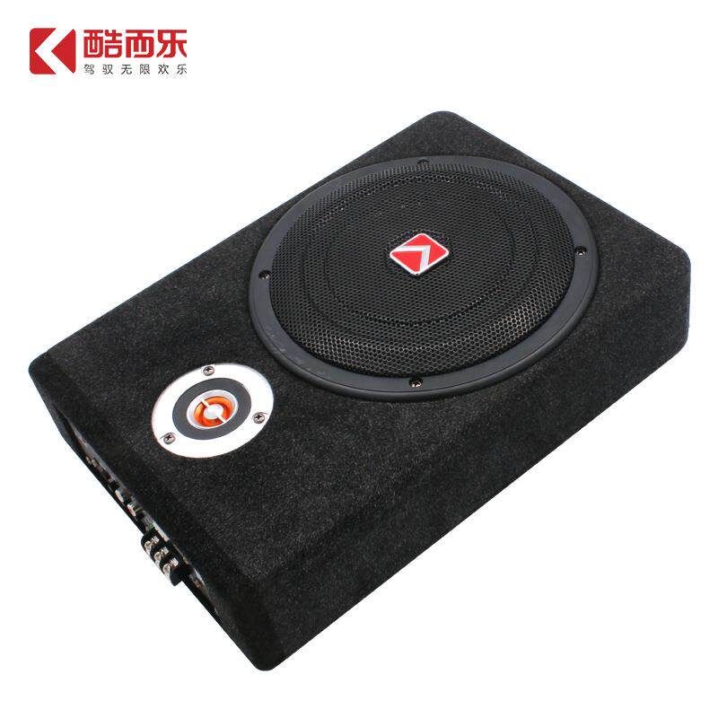 厂家座椅下大功率车载音响12V有源音箱改装8寸汽车超薄低音炮
