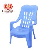 塑料加厚靠背沙滩椅躺椅休闲椅塑胶高背扶手椅大排档椅子老人睡觉