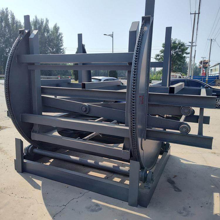 3吨5吨硅酸钙板180度翻转机 水泥板翻转台 跺料卷料90度翻包机