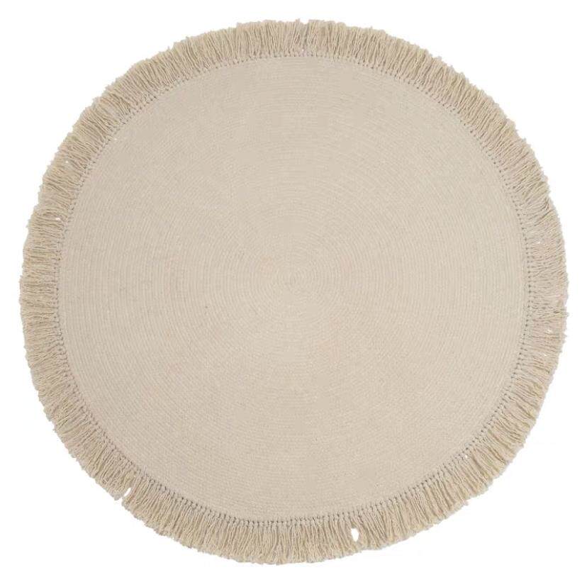 高档茶几地毯圆 形 纯色 高质量天牦牛手工地然毯地卧室地毯 编织