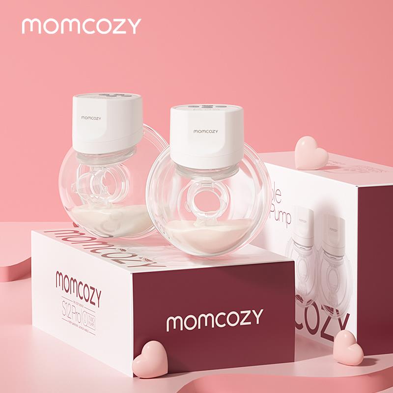 新款Momcozy小奶碗吸双奶电器动免扶静音便携穿戴式S12Pro支手礼
