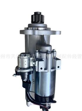 挖掘机发动机起动机起动马达PC360-7 6D114 24V 12齿