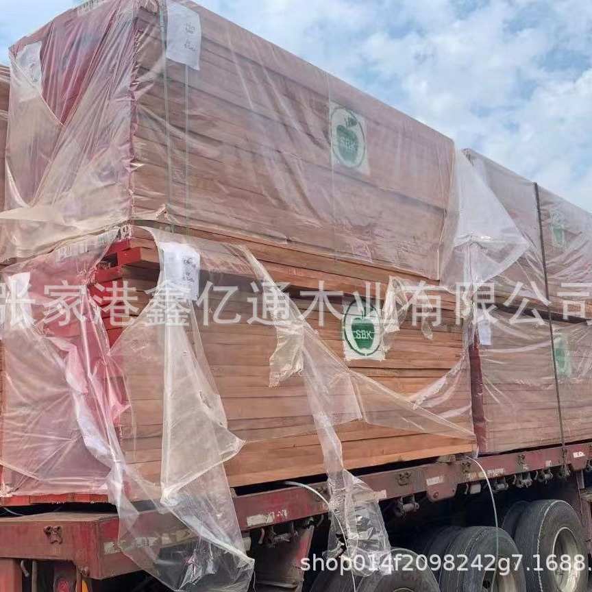 厂家批发漆木板材 红胡桃漆木原木木料 大径漆木家具烘干防腐木板