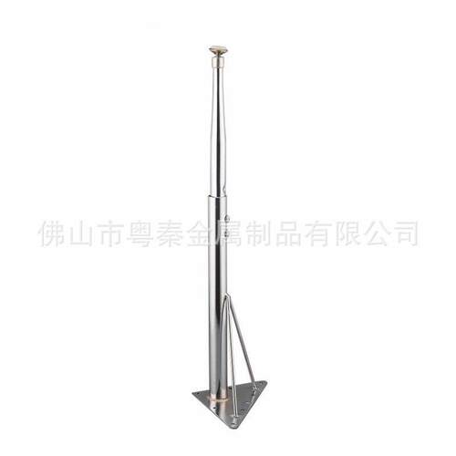 金属加厚高档圆管茶几脚可调节脚带螺丝孔沙发脚支撑配件桌腿桌脚