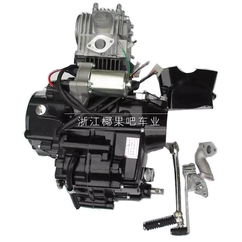 小高赛越野摩托车配件 小猴子弯梁踏板车电+脚启动 手离合发动机