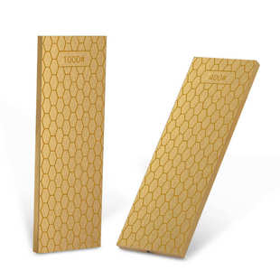 厂家批发DMD 1000目 镀钛蜂巢型金刚石双面磨刀石冰刀磨刀石400