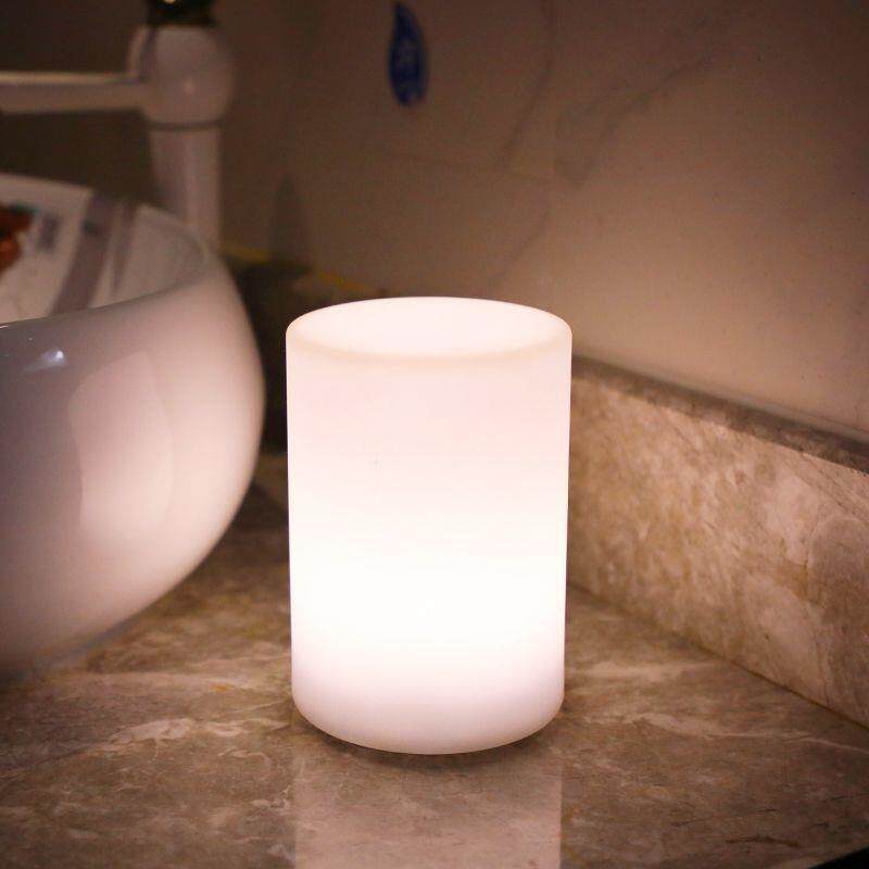 台灯卧室床头灯创意充电式护眼睡眠灯可定时遥控少女心圆柱小夜灯