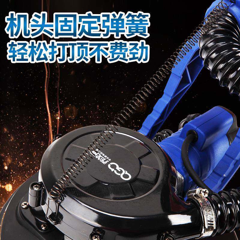 乔班墙面腻砂子戈无尘磨机灯带纸ZDM机砂皮机打老粉长杆打磨机刷