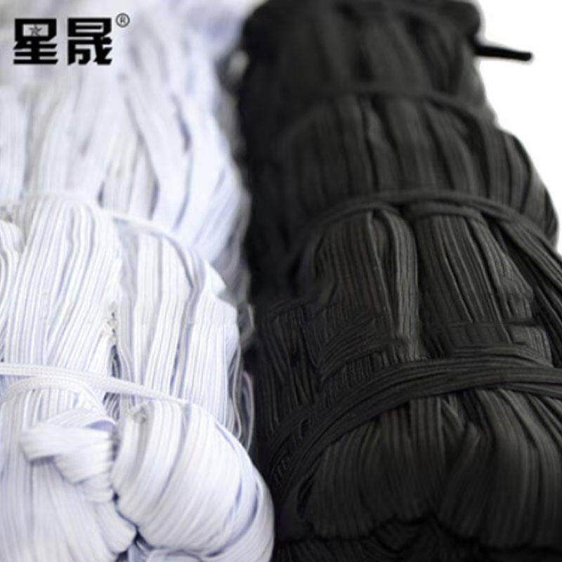 现货细松紧带 防滑涤纶捆装高弹力带 橡皮筋扁多规格可选厂家