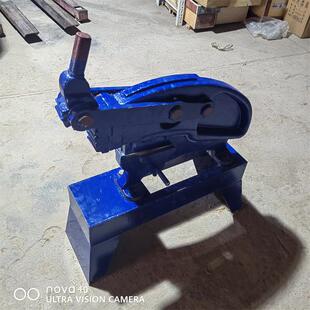 手动齿轮式剪板机钢带剪多功能角铁钢筋剪切机球磨铸铁切断机