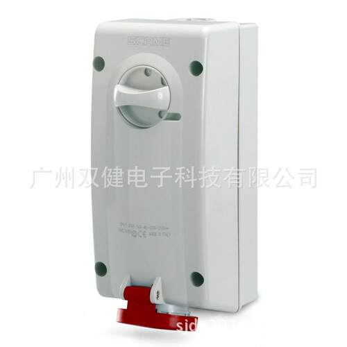 560.3286 机械连锁保护插座 防水工业插座32A-6h/4P IP44 CEE插座