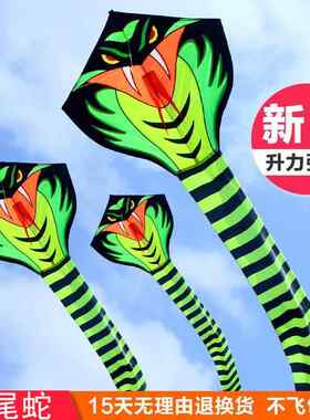 新款风筝潍坊长尾蛇大蛇龙青蛇厂家成人大人专用大型风筝地摊
