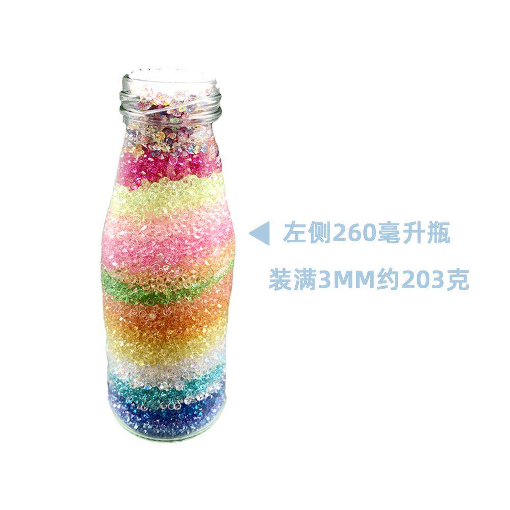 直销新款树脂透明钻小碎钻许愿瓶钻填充钻裸钻DIY尖底钻美甲钻饰