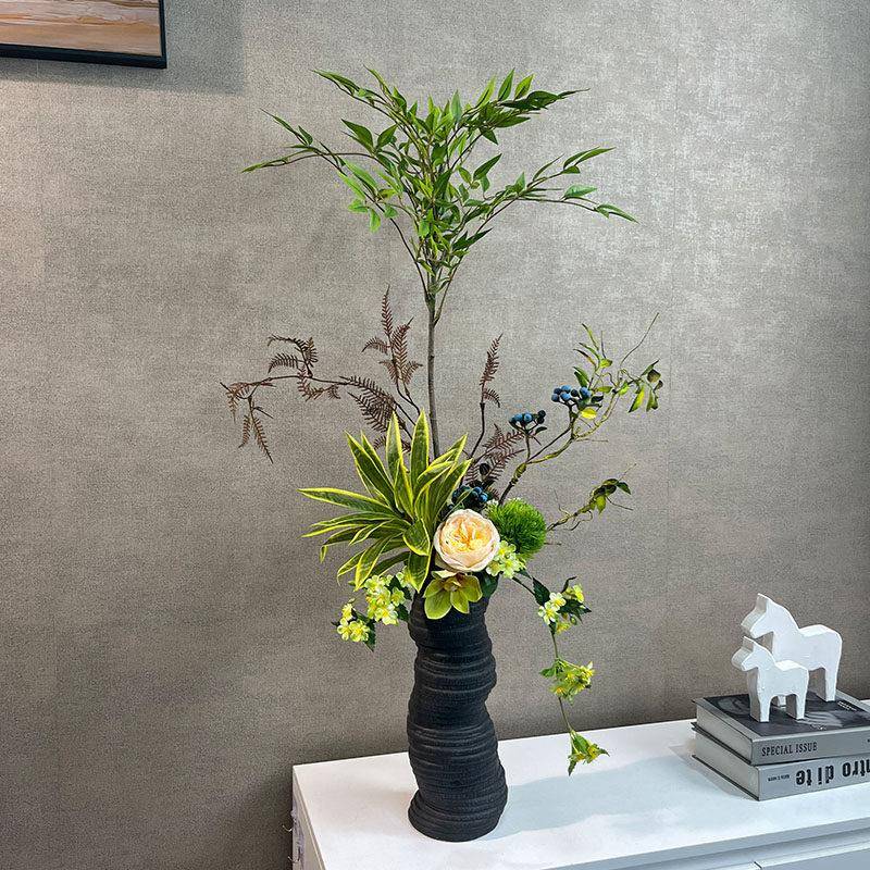 壁人造墙花人造花插花孔装花BCW饰墙饰槽墙格装饰槽高龛端彷生花