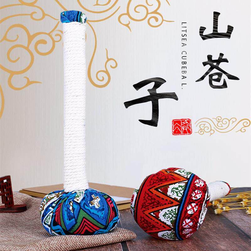 山苍子按摩锤子手工养生槌手捶颈椎敲打棒后背家用经络穴位拍打器
