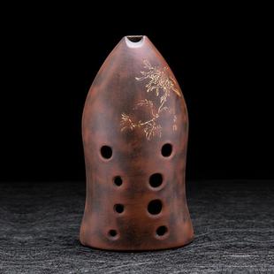 高档器空谷埙初学演奏十孔鱼埙好吹学业古乐陶初埙音色柔和可水专