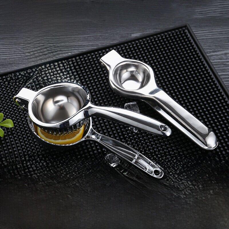 铝合金手动柠檬夹榨汁机迷你榨汁机奶茶店柠檬夹手果汁