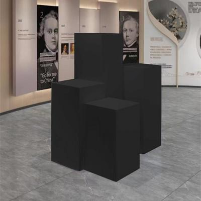 黑色展台烤漆摆件底座展示台拍照促销直播产品模特增高底座绘画