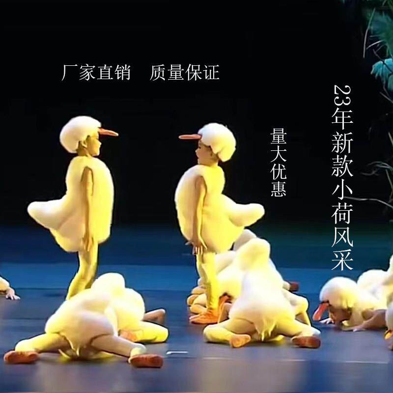 小荷风采这是我家舞蹈服演出服幼儿园小天鹅小鸭子男女童表演套装