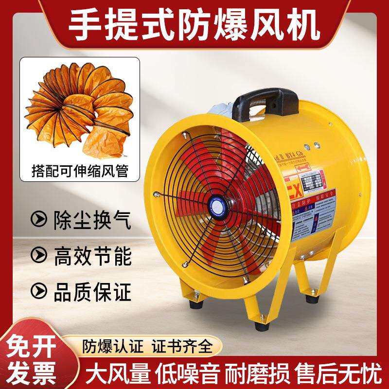 工业用防爆手提式排气排风扇BSFT-300车间工厂220v大功率轴流风机