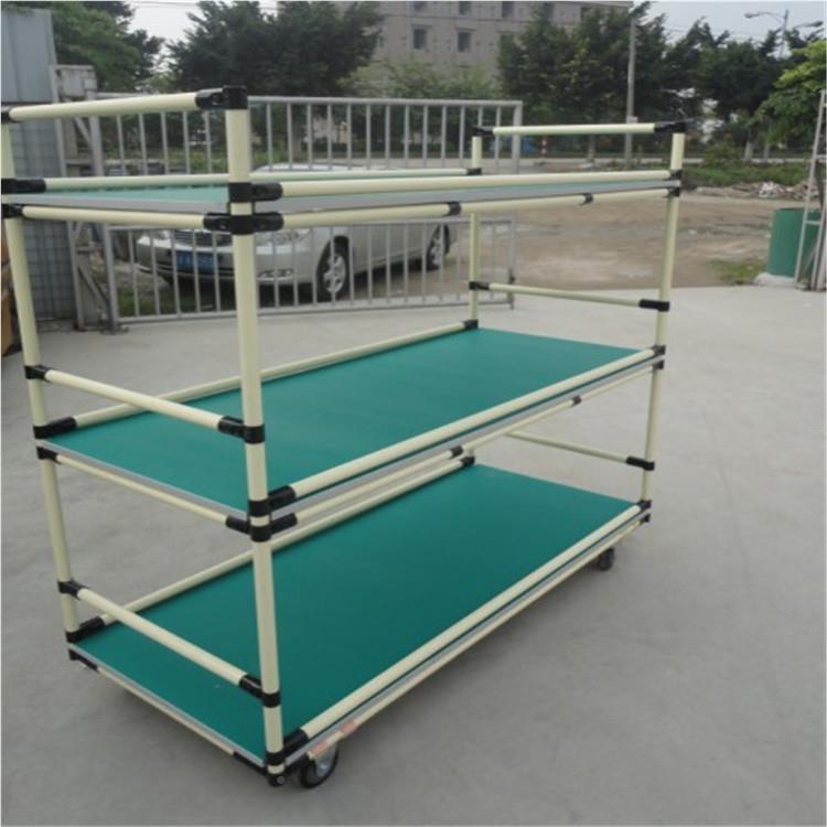 惠州益精管物流手推车多层静电周转车电防商快物流递SH-WLC12拣货