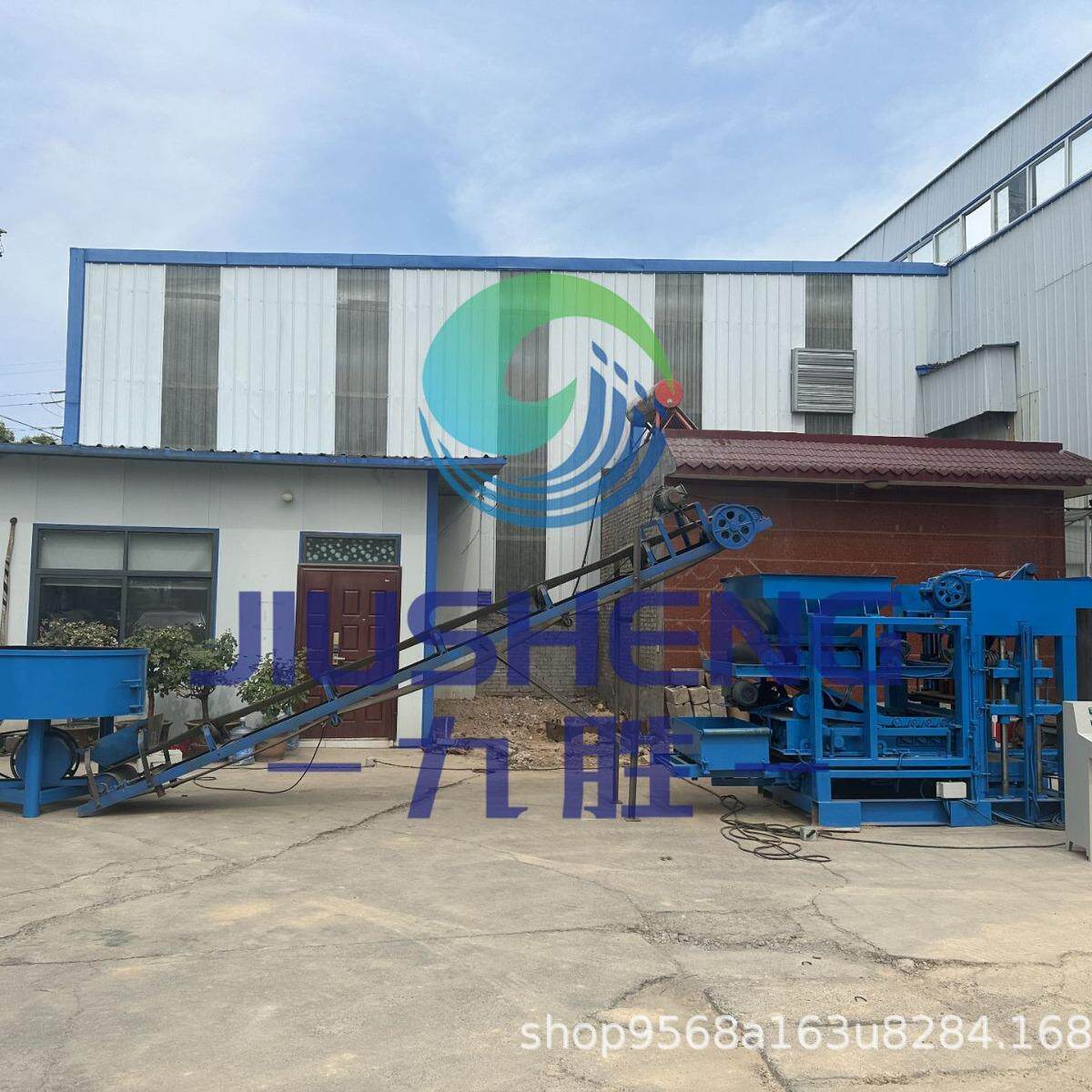 非洲全自动砌砖机空心砖块生产机水泥混凝土生产透水砖路面砖设备
