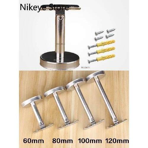 6Pcs/Lot 304 Stainless Steel Handrail Wall Floor Mount