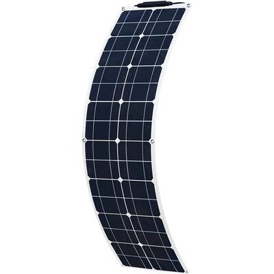 柔性太阳能板50w60w80w100w太阳能电池柔性板单晶硅太阳能电池板