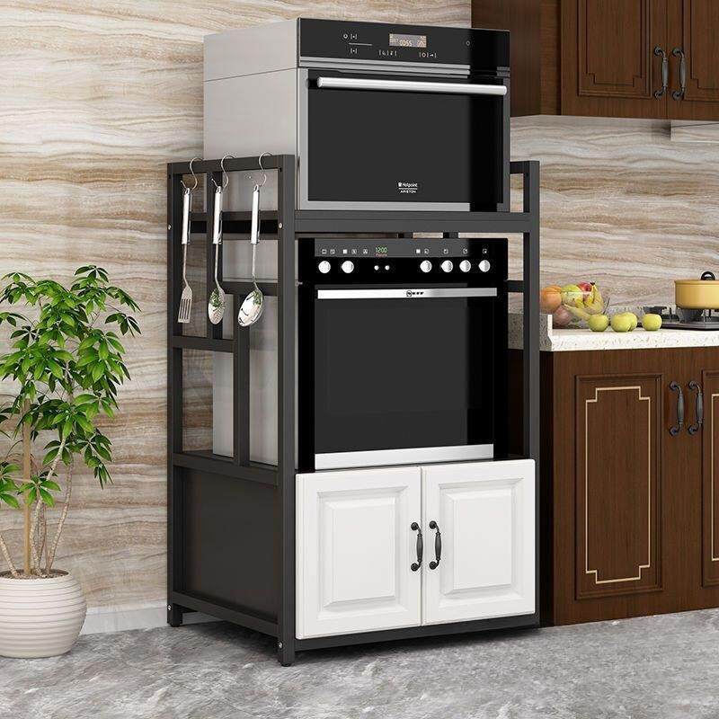 厨房入嵌式洗碗机架箱柜蒸烤烤箱微Nmixh4D2波柜炉一体置物架电器