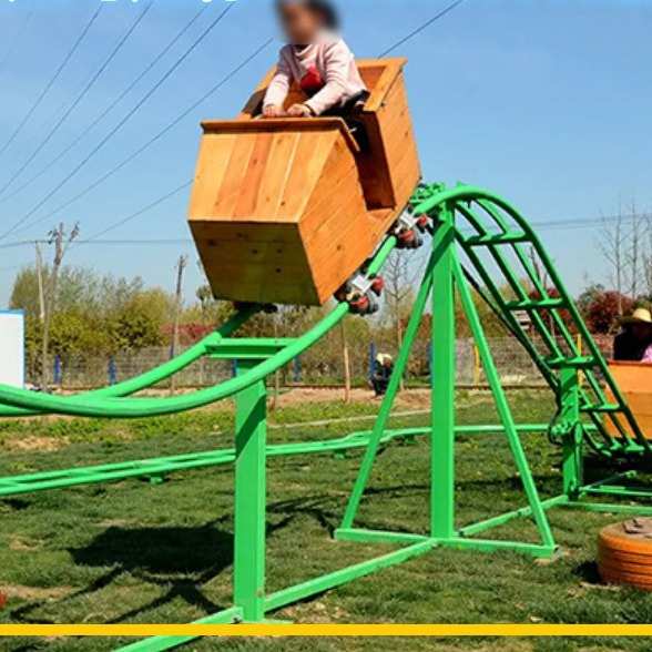 无动力过山车景区轨道车抖音户外坑爹脚蹬车丛林网红亲子游乐设备