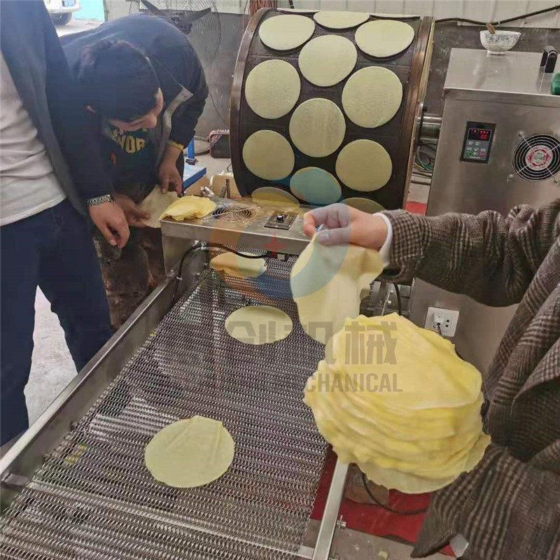 全自动自动翻皮蛋皮机电加热电磁寿司蛋皮机仿人工蛋卷机器