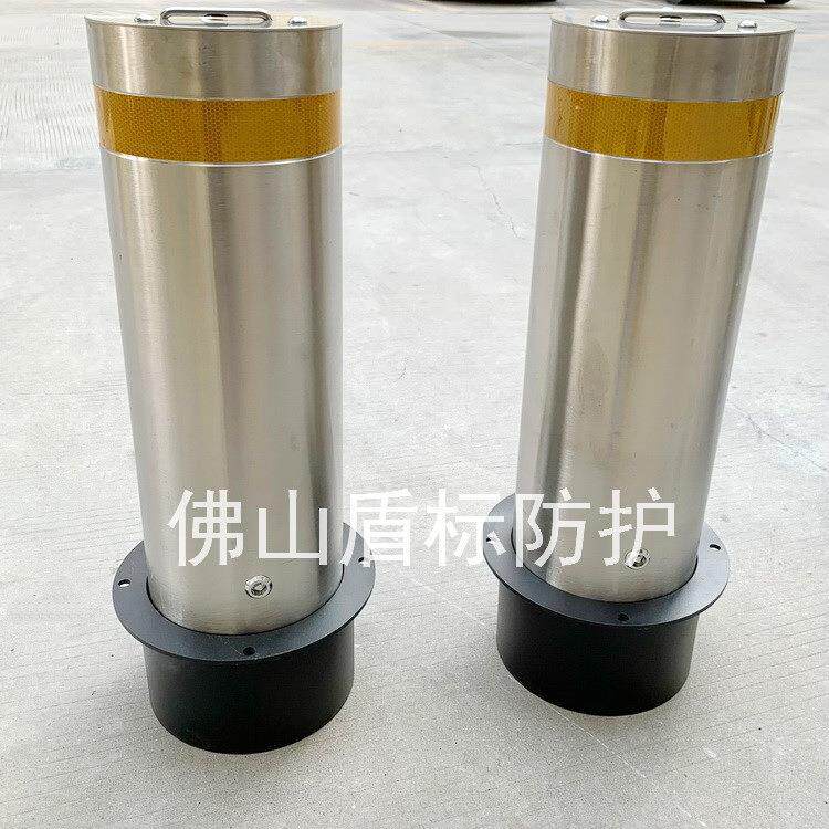 盾标厂家供应不锈钢移动路桩企业大厦小区停车位锥形可拆卸防撞柱