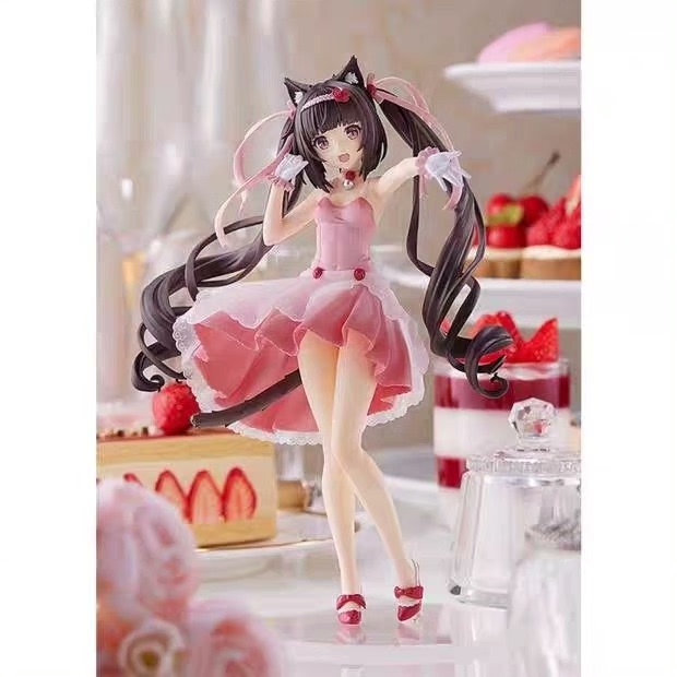 thumbnail for Anime domestic GSCPOP Cat Lady Paradise Chocolate Vanilla Cocktail Party Dress Figure Model