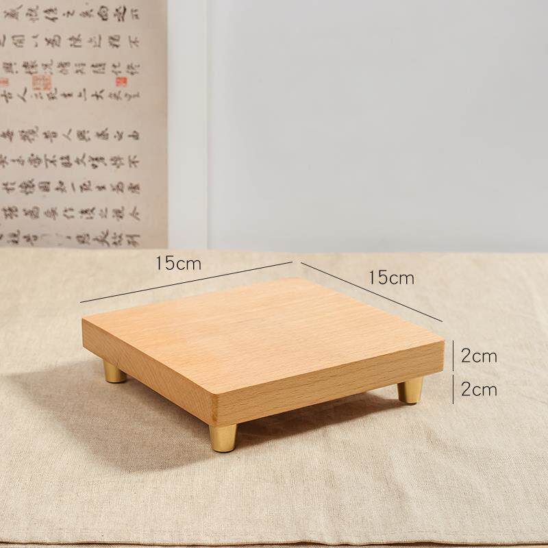 黑胡桃实木底座托摆件工艺品瓶佛像茶具长方圆形奇玉石头展示支架