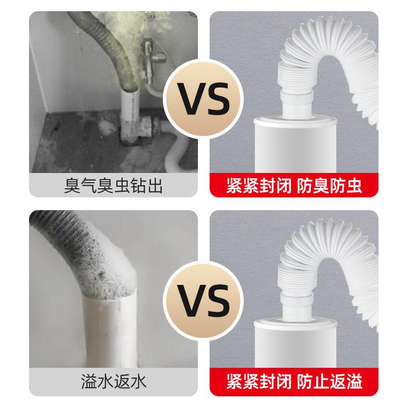 新款直销下水道防臭密封圈下水管防返臭神器堵口器厨房洗衣机排水