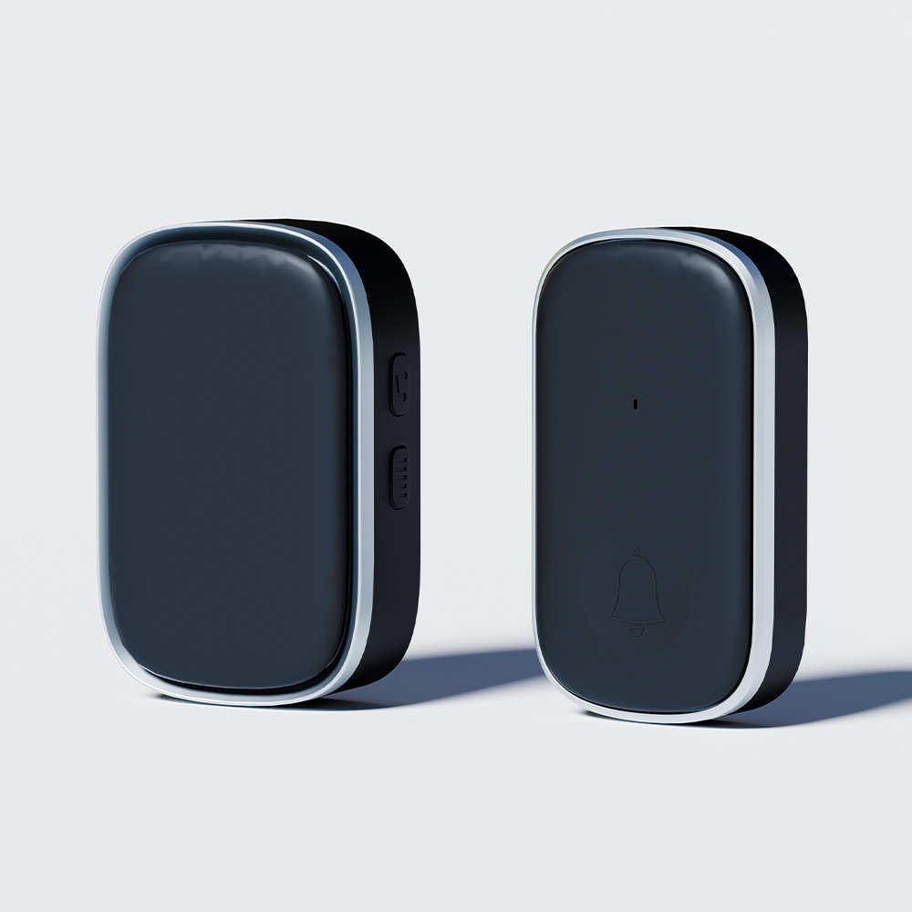 门铃器 无线一无黑c836一拖呼叫即家用优雅线即用音乐智能门铃插