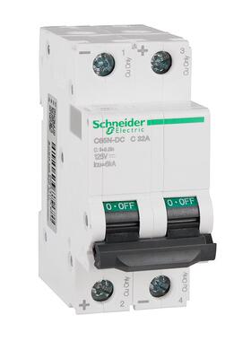 原装正品施耐德电气直流断路器空气开关C65N-DC 2P C32A A9N22428