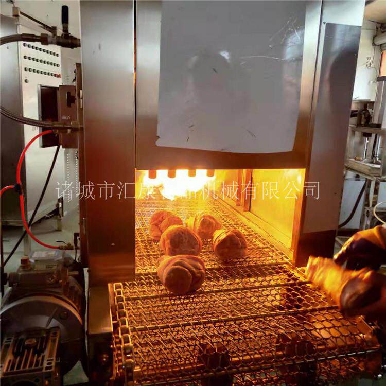 新型羊蹄烧毛成套设备旋转式牛头燃气烤毛机价格优惠