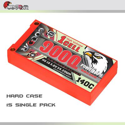 鹰氪CODDAR 9000mAh 1S2P 3.8V HV 140C 电动漂移RC车高压款
