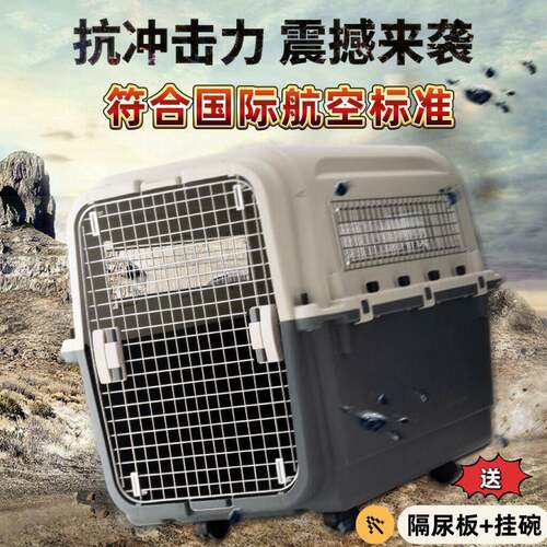 宠物航空箱国航IATA标准托 托运箱大号网兜可携式猫狗运输车载笼