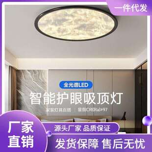 现代简约意式极简云雾卧室LED吸顶灯2025新款轻奢客厅灯房间灯