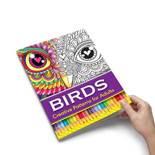 Book Graf Mandala Coloring Hand painted Toys English Drawing