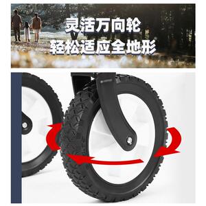 新款直销户外野营车聚拢折叠露营车推车买菜购物车垂钓渔具搬运四
