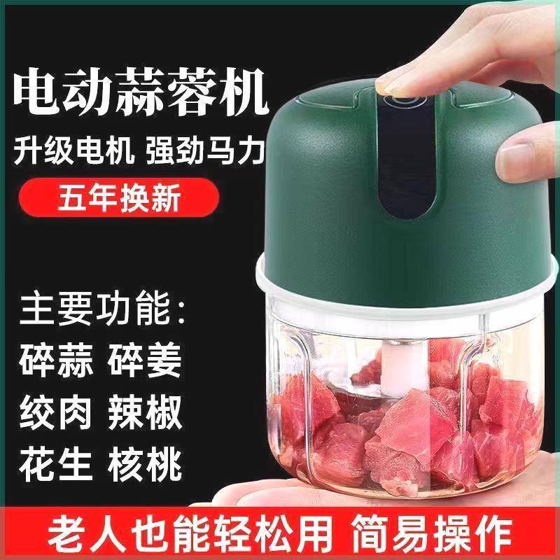 全自动捣蒜器电动打蒜器蒜绞蒜绞肉机蒜泥拉蒜搅无线蒜蓉器拉蒜器