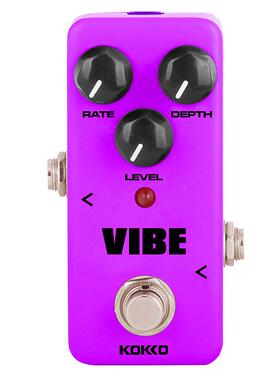 工厂直销KOKKO电吉他效果器VIBE模拟旋钮喇叭吉他效果器现货