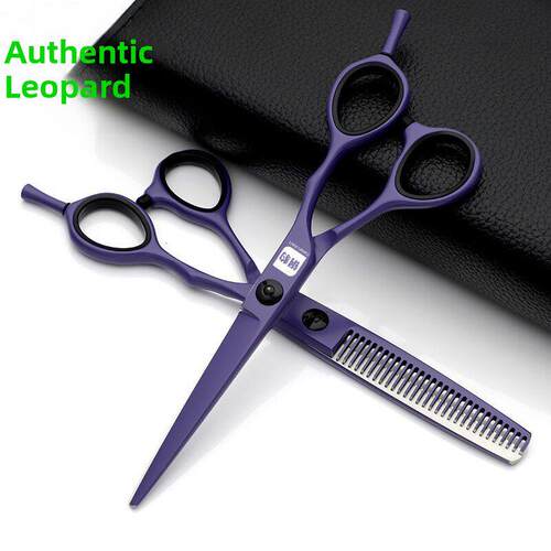 正品钢豹专业美发剪刀发廊无痕牙剪刘海平剪发型师理发剪刀打薄剪
