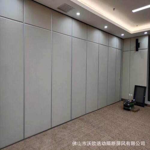 电动导轨桌面式活动办公桌隔断酒店折叠移动屏风书桌桌推拉吊轨