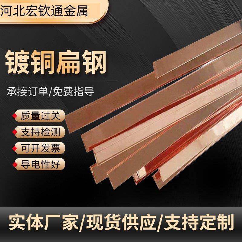 镀铜扁铁铜包钢扁钢铜覆钢扁钢防雷工程铜包扁钢防雷镀铜接地扁钢,金属材料及制品,扁钢,淘宝优惠券,粉丝福利购,淘宝优惠卷