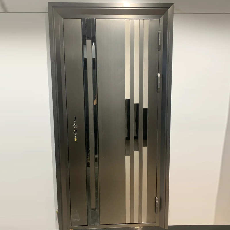 304大门韩式不锈钢大门入户别墅入户甲级简约防盗门大门家用防盗